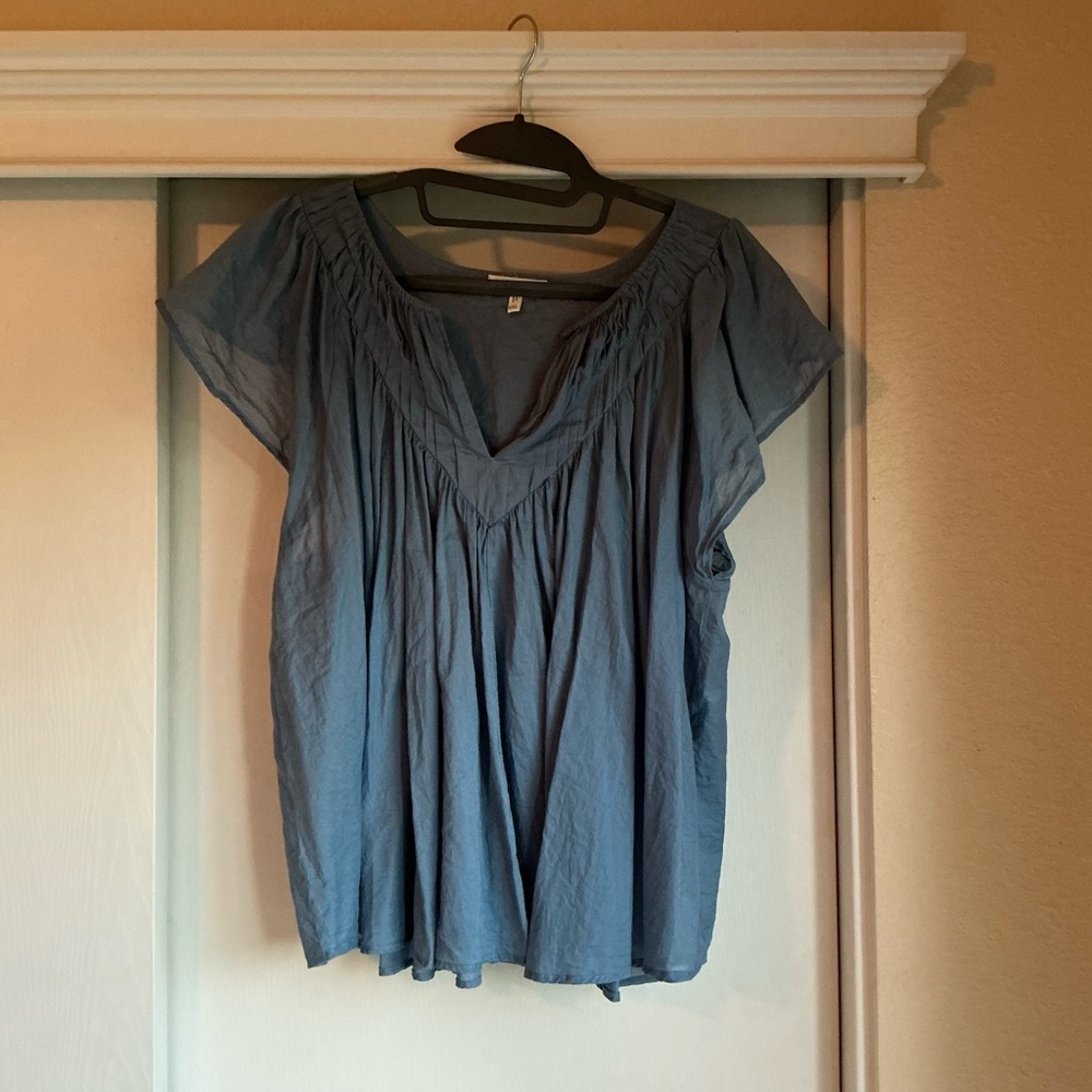 Maurices Slate Blue Women's Blouse